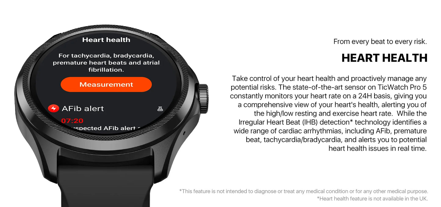 TicWatch Pro 5 Wear OS Smartwatch