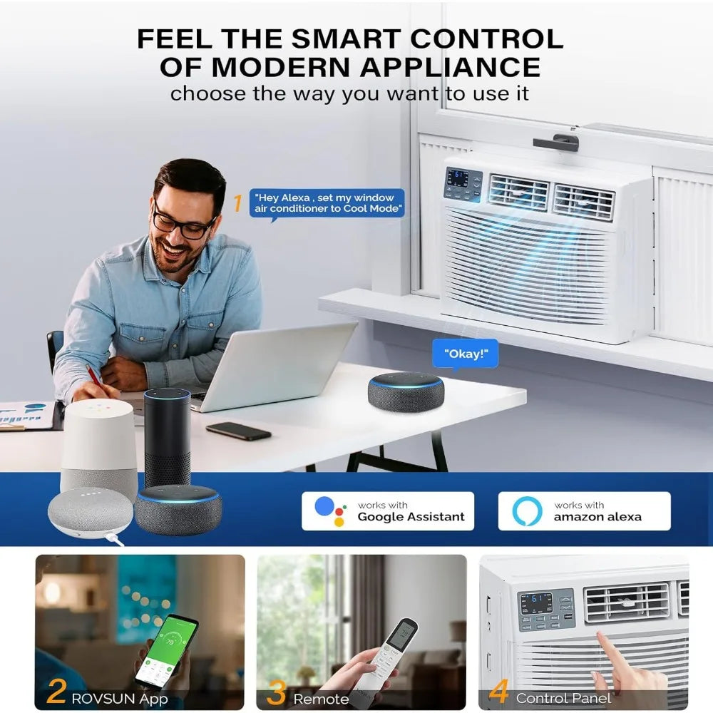 Window Air Conditioner with Heat, Window AC Unit