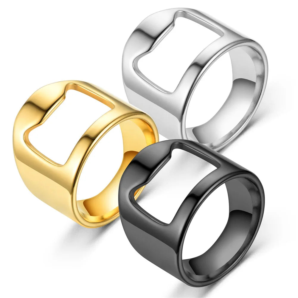 Finger Bottle Opener Ring 17mm/18mm/19mm/20mm