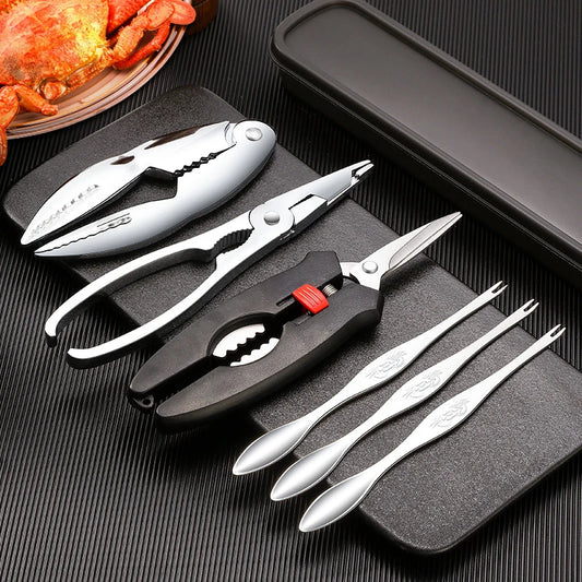 Stainless Steel Crab Tool Set Crab Peel Shrimp Tool