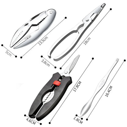 Stainless Steel Crab Tool Set Crab Peel Shrimp Tool