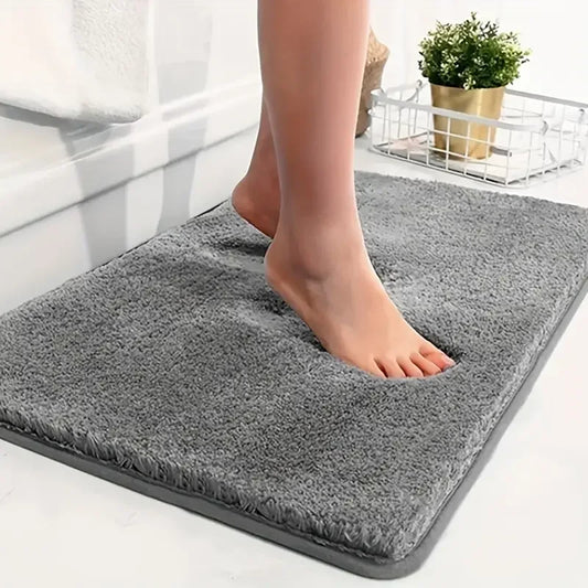 Anti-slip bathroom floor mat water absorbent