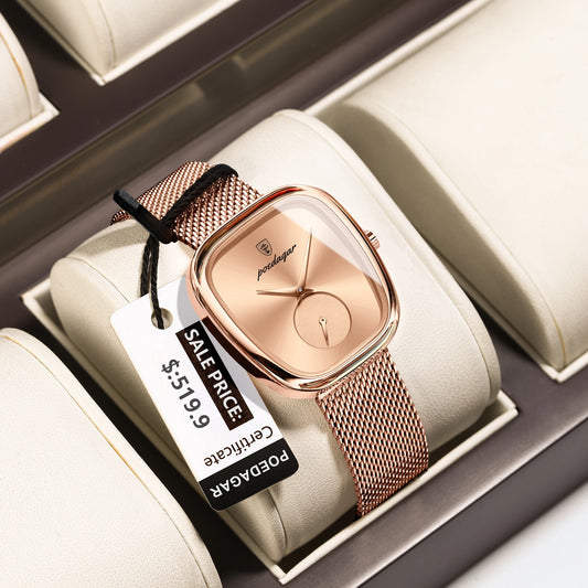 POEDAGAR Luxury Fashion Elegant Ladies Watch