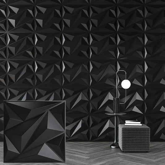 12pcs 3D textured wall panel for indoor wall decoration