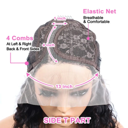Deep Wave 180% Density Pre-Plucked Side Part Short