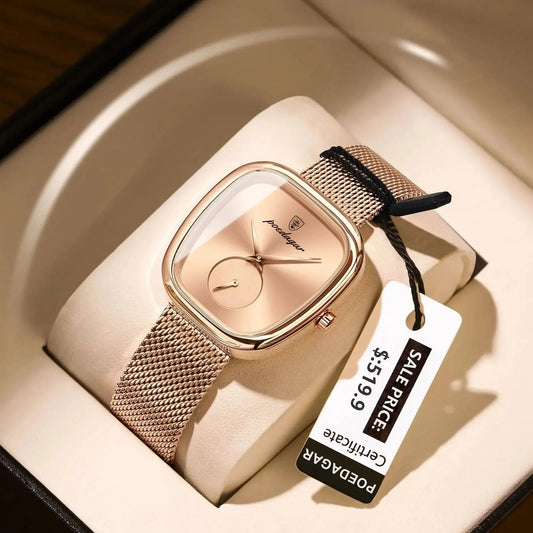 POEDAGAR Luxury Fashion Elegant Ladies Watch