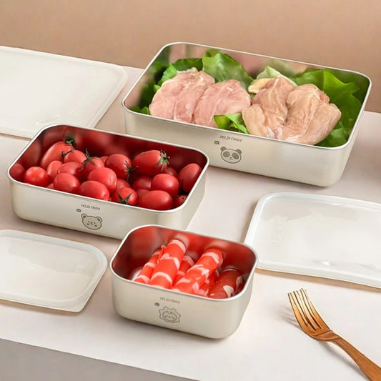WORTHBUY 304 Stainless Steel Food Containers