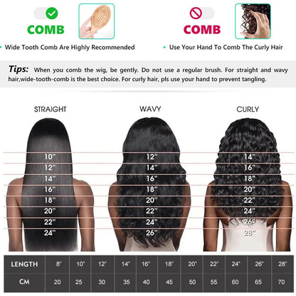 Deep Wave 180% Density Pre-Plucked Side Part Short
