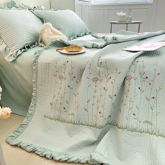 Summer Cotton Quilts Stitch Thin Air-conditioning Comforter