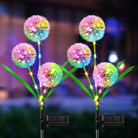4 Pack Solar Dandelion Garden Lights