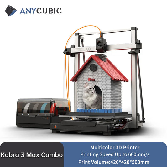 3 Max Multi-Color FDM 3D Printer Up to 600mm/s