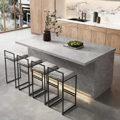 72'' Kitchen Island, with Storage Japandi Style Wood