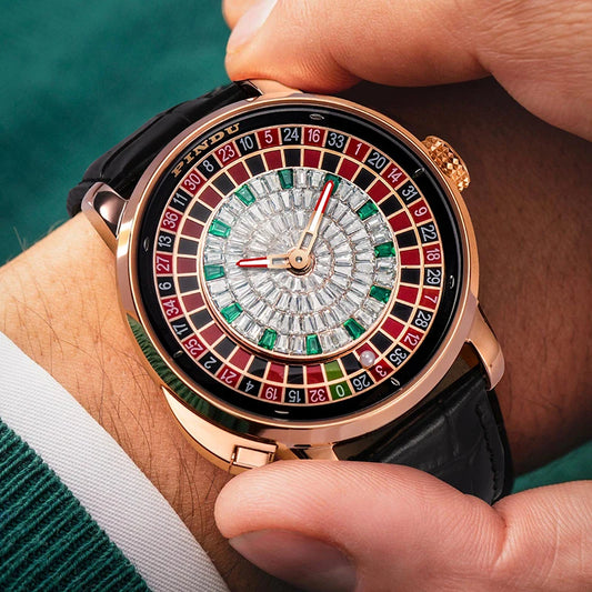 PINDU New Watches European Button Roulette Fun